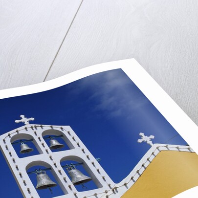 Church Bell Tower on Thira in Greece by Anonymous