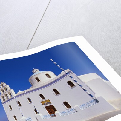 Church in Oia Village on Thira in Greece by Anonymous