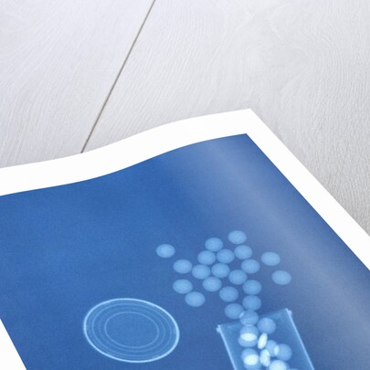 X-ray of Pills and Pill Bottle by Anonymous