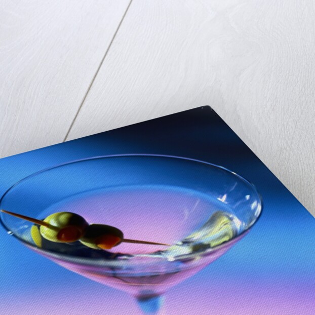 Martini with Olives by Anonymous