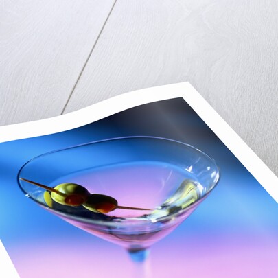 Martini with Olives by Anonymous
