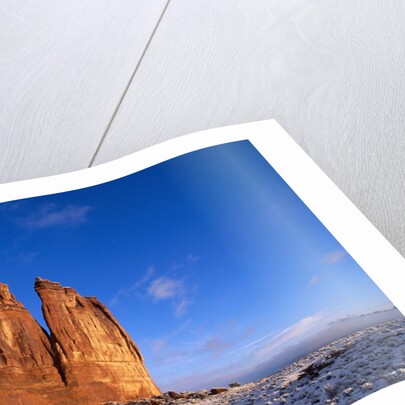 Courthouse Towers Rock Formation by Anonymous