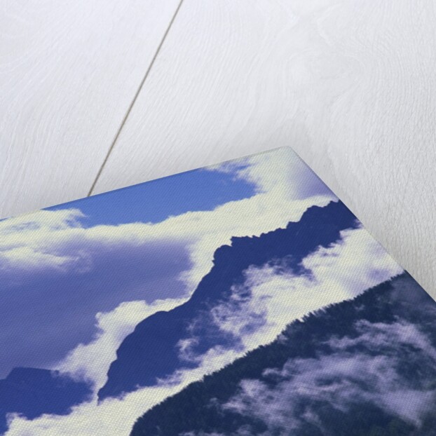 Mountains Shrouded by Clouds by Anonymous