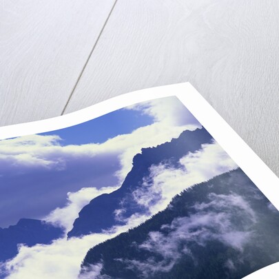 Mountains Shrouded by Clouds by Anonymous