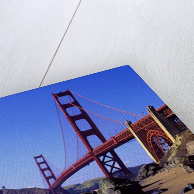 Beach and Golden Gate Bridge by Anonymous