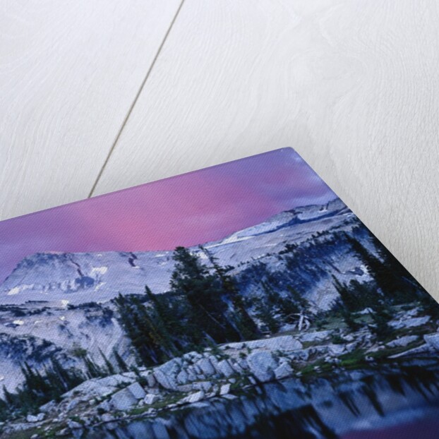 Mountain Lake in Rugged Wilderness by Anonymous