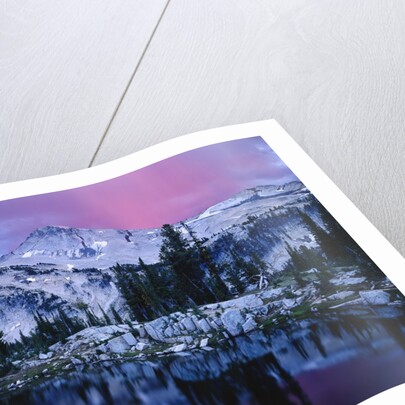 Mountain Lake in Rugged Wilderness by Anonymous