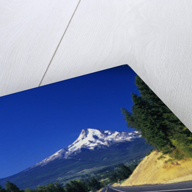 Highway Approaching Mt. Hood by Anonymous