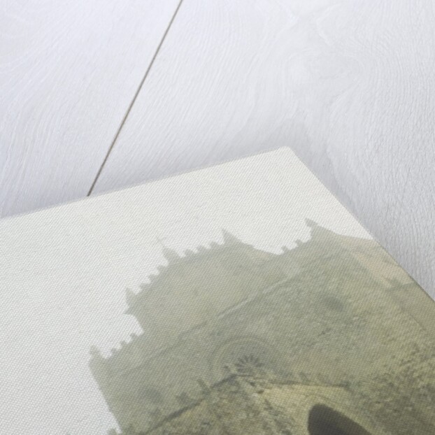 Facade of Cathedral Church in Erice by Anonymous