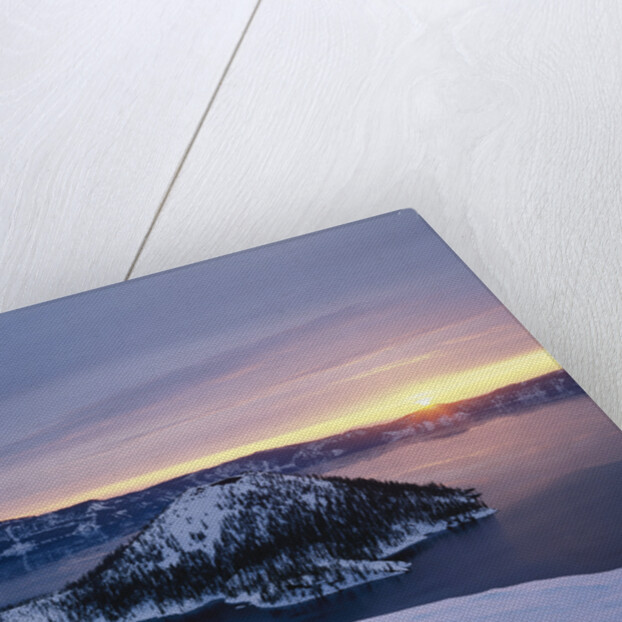 Sunrise over Crater Lake by Anonymous