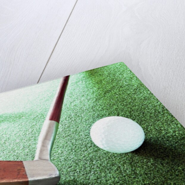 Putter and Golf Ball by Anonymous