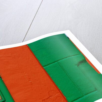 Bright Green Mail Slot by Anonymous