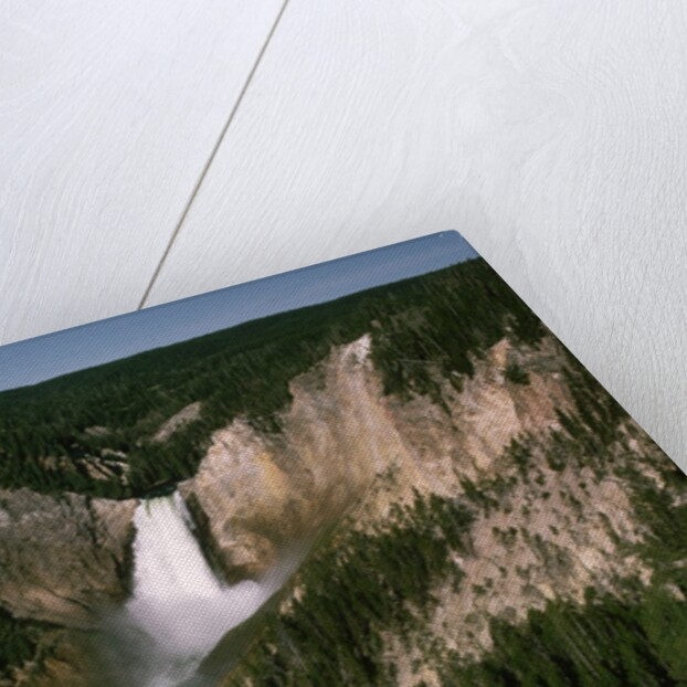 Lower Falls in Yellowstone National Park by Anonymous