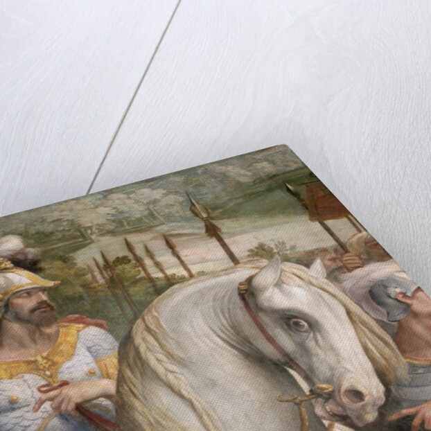 Detail Showing an Armored Man on Horseback from the Oath of the Horatii by Giuseppe Cesari