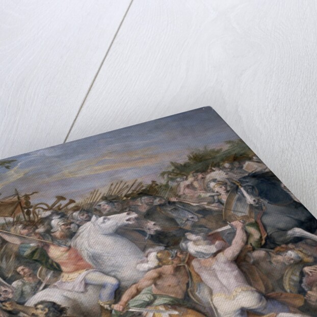 Roman Battle Scene by Giuseppe Cesari