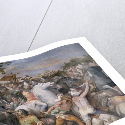 Roman Battle Scene by Giuseppe Cesari