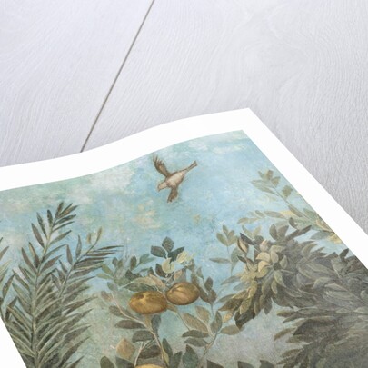 Detail Showing Scene from Roman Fresco of Tree with Birds by Anonymous