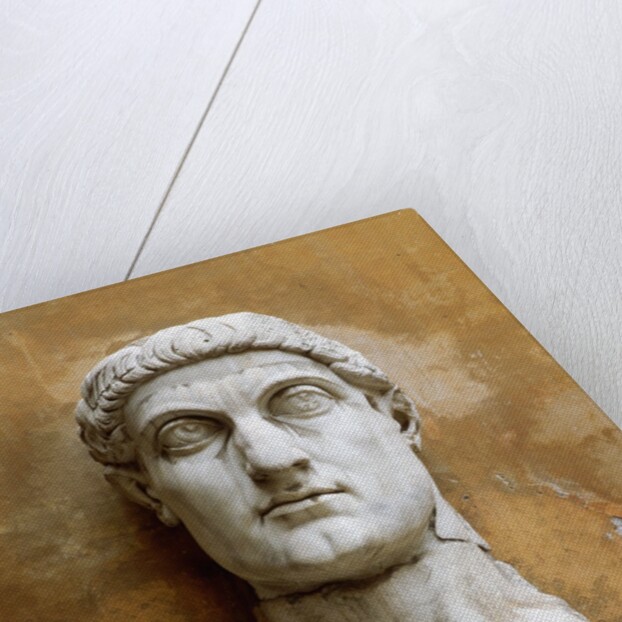 Late Antique Roman Colossal Head of Constantine by Anonymous