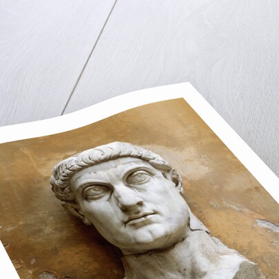 Late Antique Roman Colossal Head of Constantine by Anonymous
