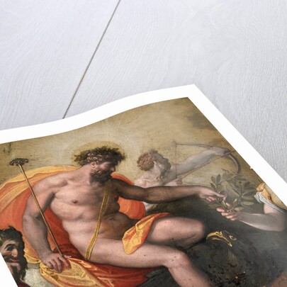 Detail of Triumphant Jupiter from the Salon of the Muses in the Villa Medici in Florence by Anonymous