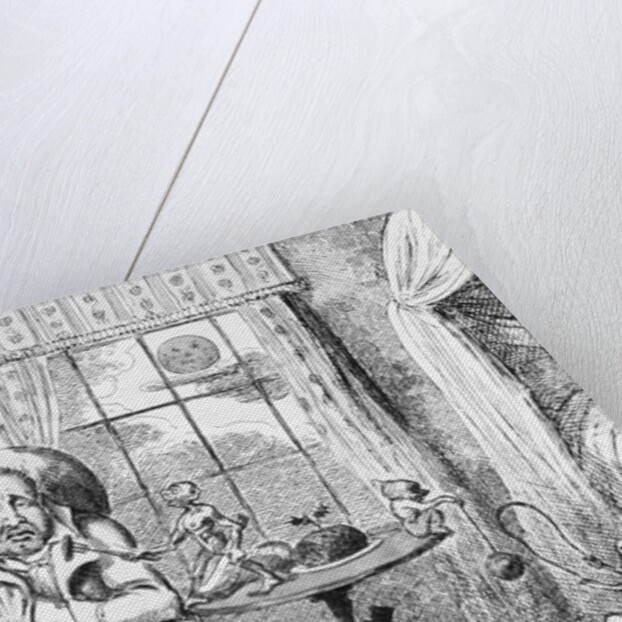 Ill Man with Pesty Creatures Offering Him More Food by Anonymous