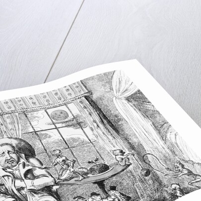 Ill Man with Pesty Creatures Offering Him More Food by Anonymous