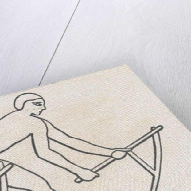 Farmers Plowing Soil by Anonymous