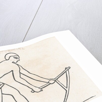 Farmers Plowing Soil by Anonymous