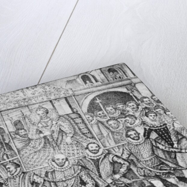 Guards Carrying Queen Elizabeth by Anonymous