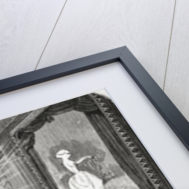 Detail of an Illustration Depicting the Praxinoscope Used by Emile Reynaud in the Theatre Optique by Anonymous