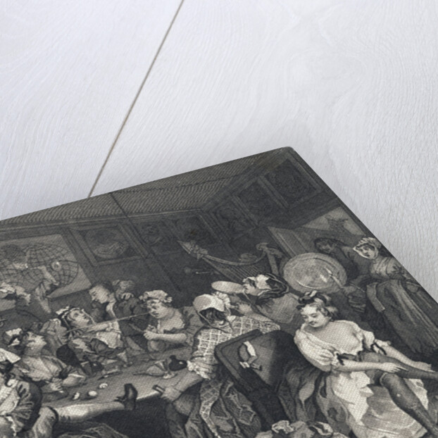Tavern Scene from the series A Rake's Progress by William Hogarth
