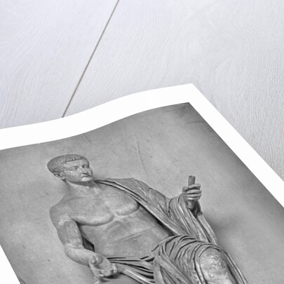Tiberius Wearing Overlapping Robe by Anonymous