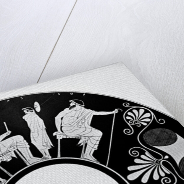 Grecian School Scene On Vase/Illustratio by Anonymous