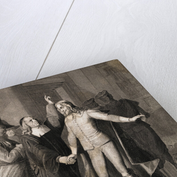 Charles I Receiving Benediction Before Execution by Anonymous