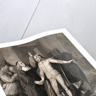 Charles I Receiving Benediction Before Execution by Anonymous