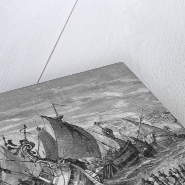 Naval Battle by Anonymous