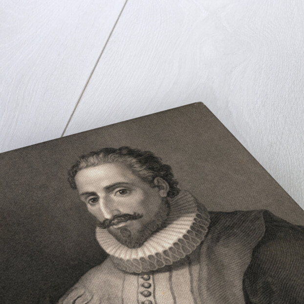 Portrait of Miguel de Cervantes Saavedra by Anonymous