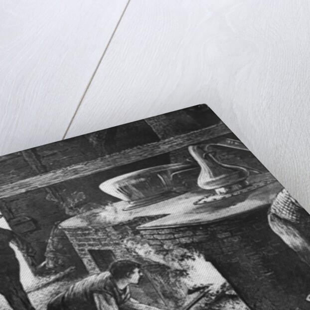 Making Apple Whiskey at a Still in Rockland County, New York Woodcut by Anonymous