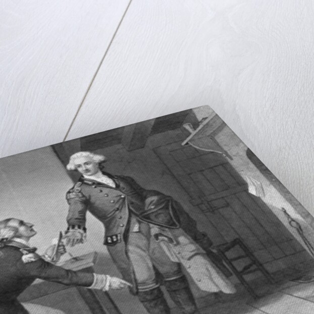 Benedict Arnold Handing Andre Papers by Anonymous