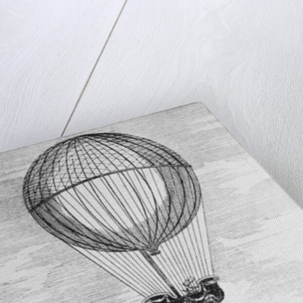 Montgolfier Hot Air Balloon Ascending by Anonymous