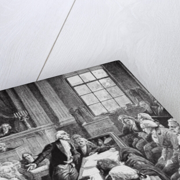 Courtroom Scene for Aaron Burr's Charge of Treason by Anonymous