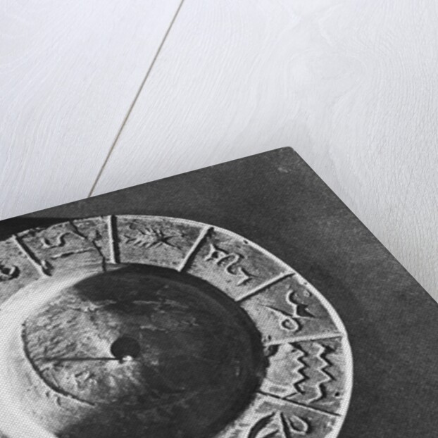 Egyptian Calendar with Zodiac Signs by Anonymous