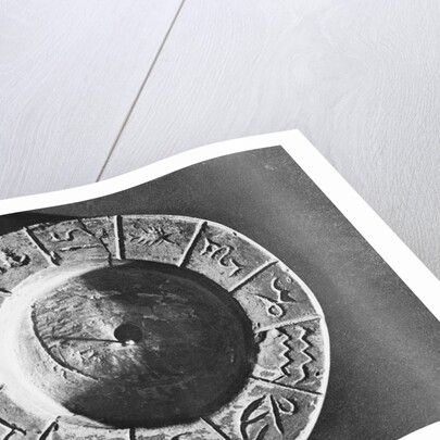 Egyptian Calendar with Zodiac Signs by Anonymous