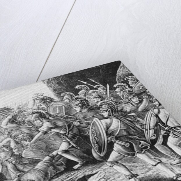 Men Preparing for Battle Scene by Anonymous