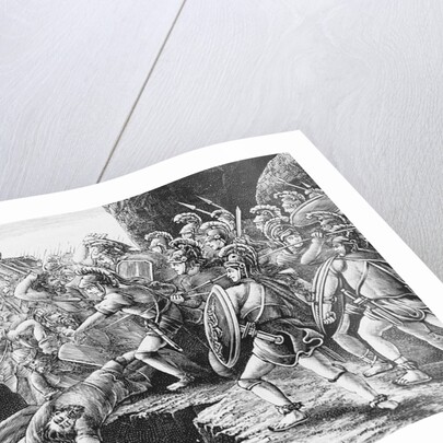 Men Preparing for Battle Scene by Anonymous