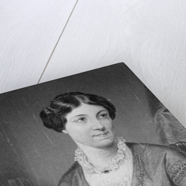 Illustration of British Writer Harriet Martineau by Anonymous