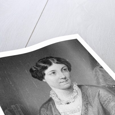 Illustration of British Writer Harriet Martineau by Anonymous