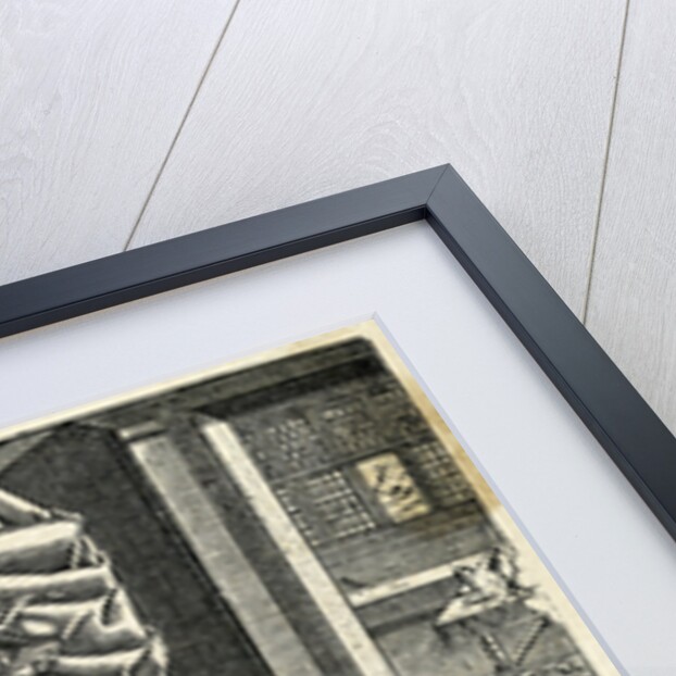 Engraving of Woman Wearing Chastity Belt by Anonymous