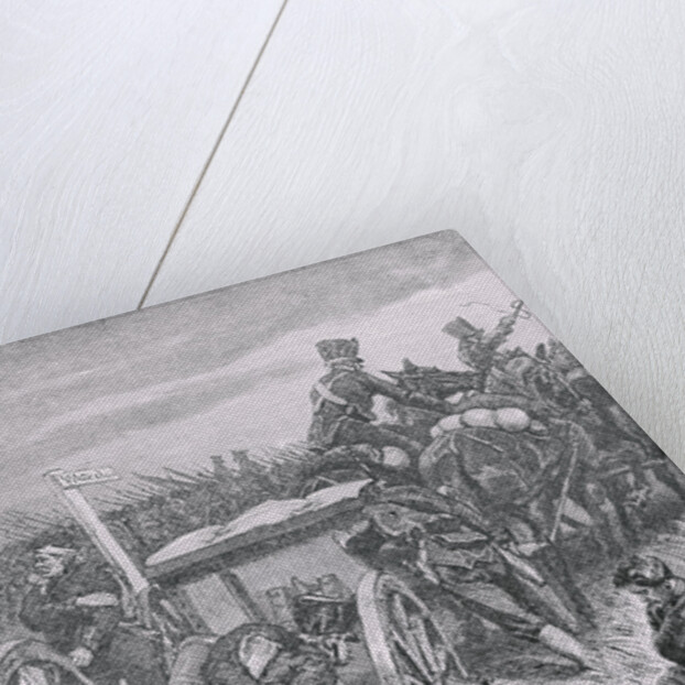Blucher Marching to Waterloo by Anonymous