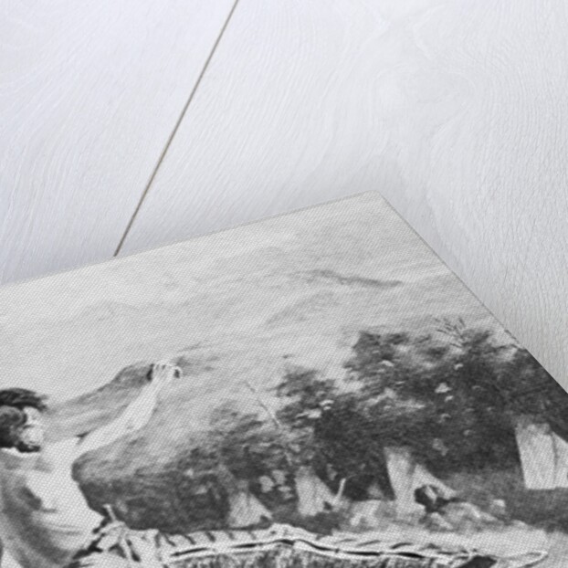 Illustration of Hiawatha with Companion by Anonymous